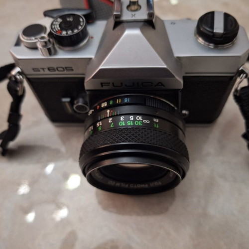 Fujica camera used with leather case