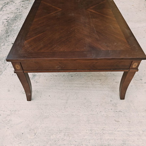 Coffee table made of solid wood, like new, 135×80 cm