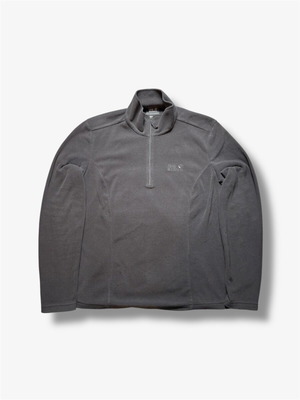 Jack Wolfskin women's 1/4 fleece size medium large like new, gray