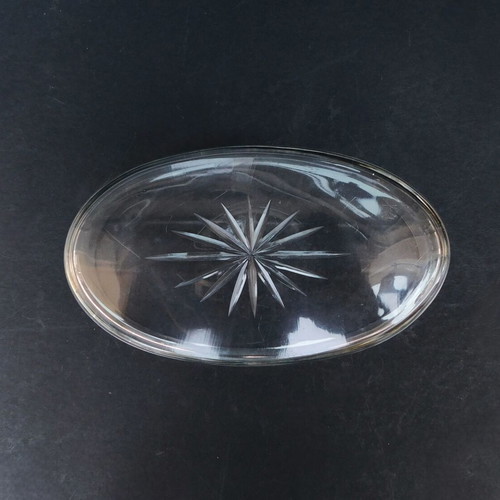 Crystal glass for jardiniere like new, French made, approx. 100 years old