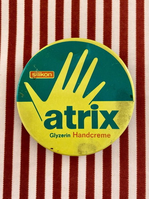 Atrix hand cream used, vintage from the 1980s