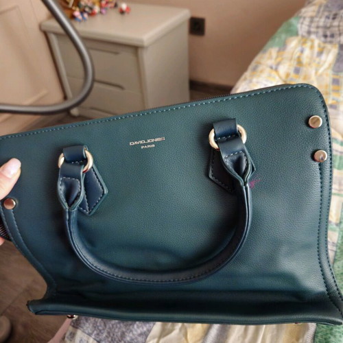 Medium-sized handbag used, green