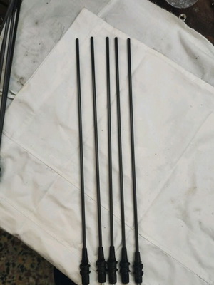 PELENC olive harvester replacement tines in carbon fibre, set of 5