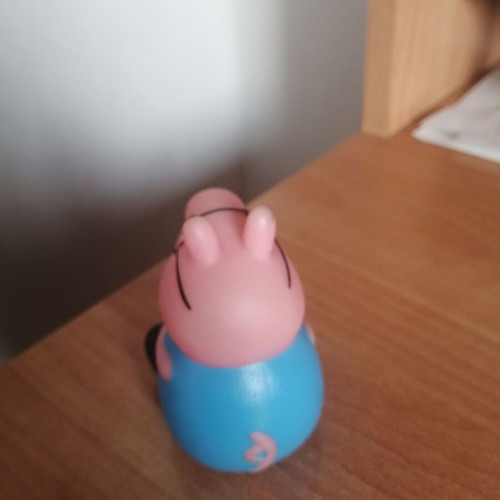 Daddy Pig soft plastic figure 8cm like new