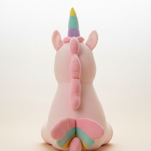Tikl plush unicorn 57cm in soft pink like new
