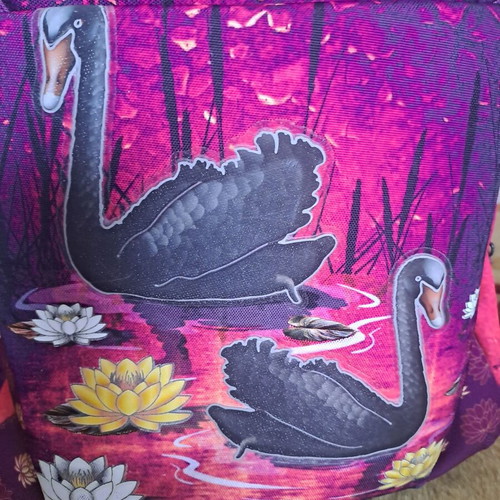 POLO Extenic Glow school backpack used with swan design