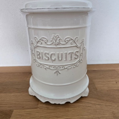 Storage jar like new for kitchen decor