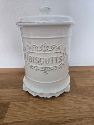 Storage jar like new for kitchen decor