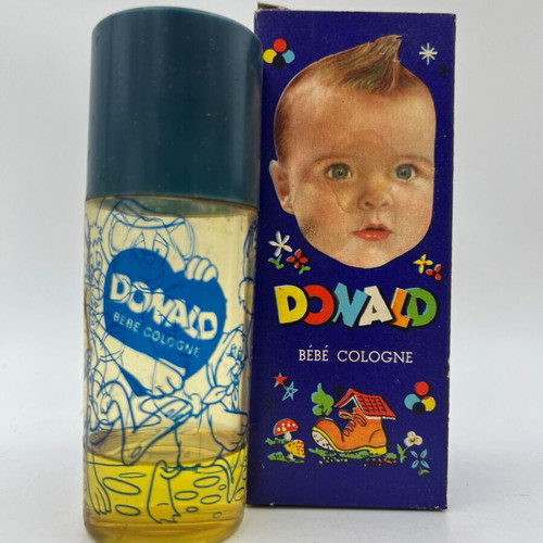 Donald vintage baby care set (cologne, bubble bath, talc) New Old Stock