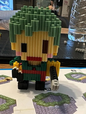 Zoro building blocks made to order, One Piece character