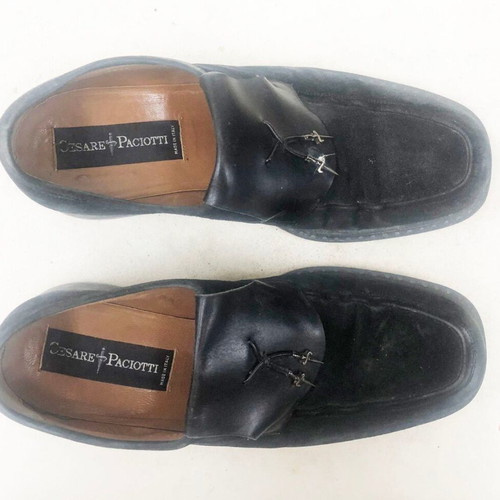 Cesare Paciotti men's shoes used, size 43, black
