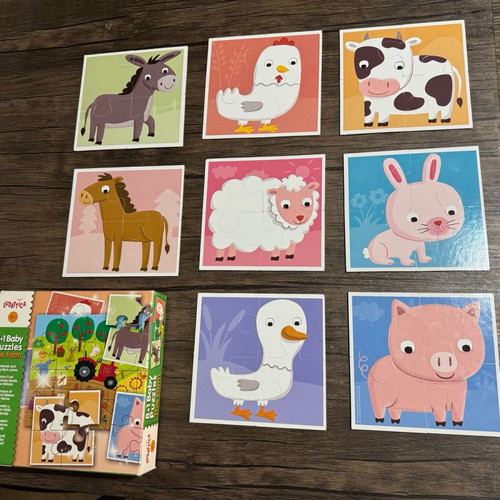 Baby puzzles used