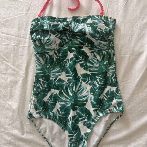 Shiwi One-Piece Swimsuit with Tropical Print like new, size S