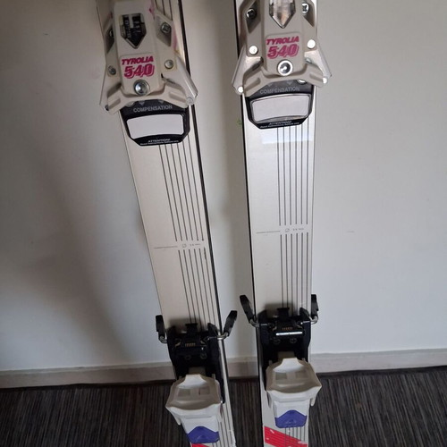 Ski bindings used with skis