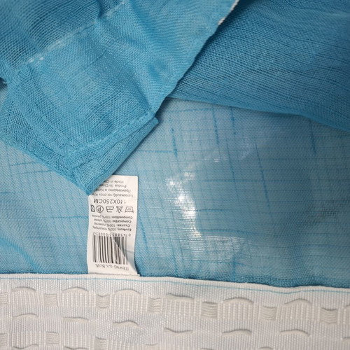 Turquoise Curtain 140x250 cm like new, set of 2