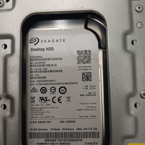 Lenovo ThinkCentre M900 Core i5-6500 επιτραπέζιος υπολογιστής σαν καινούργιος, 8GB RAM, 500GB HDD