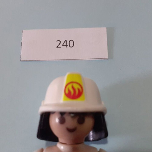 Playmobil firefighter helmet used