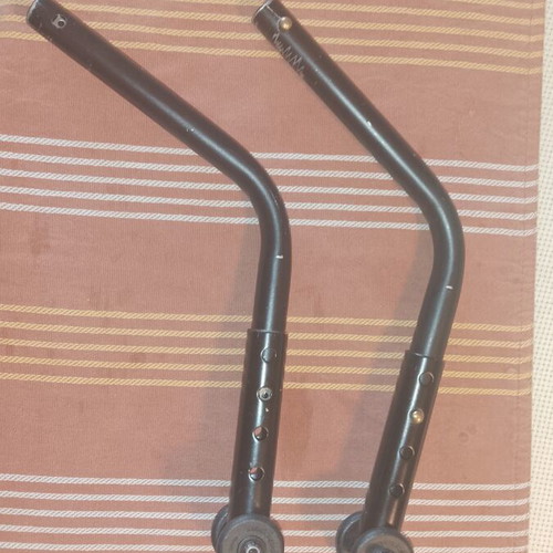 Karma wheelchair metal auxiliary wheels like new, adjustable height