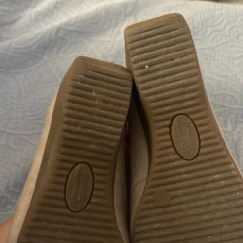Boxer ballerina shoes size 39, beige and brown, like new
