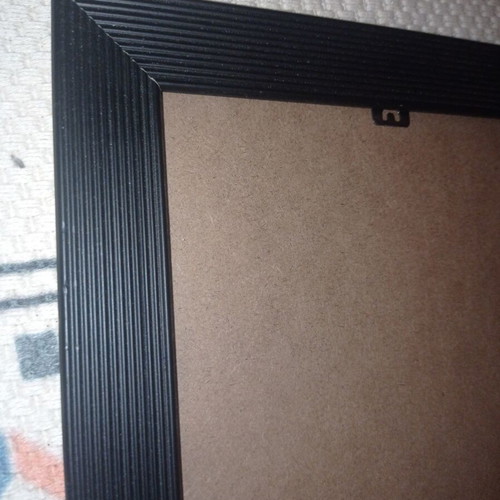 Black photo frame 25x35 cm like new for 20x30 cm photo
