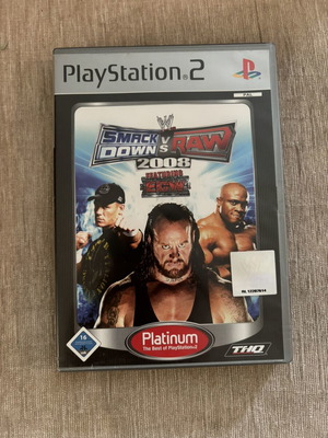 Smackdown vs Raw 2008 παιχνίδι PlayStation 2 μεταχειρισμένο, πλήρες