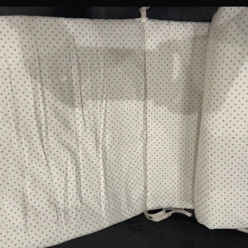 Greenwich Polo Club Classic Nursery Bumper White-Beige 45x195cm new