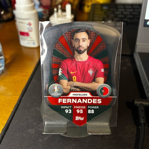 Bruno Fernandes Match Attax Topps card new