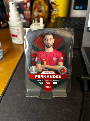 Bruno Fernandes Match Attax Topps card new