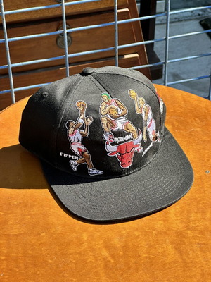 Vintage Chicago Bulls Snapback cap with Jordan Pippen Rodman embroidery