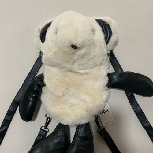 Mouse backpack bag new, black and white