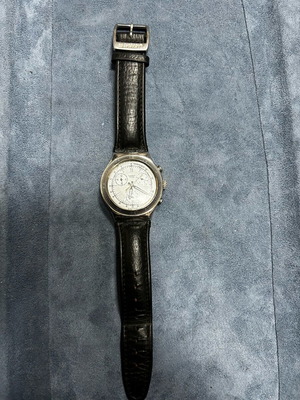 Vintage Swatch Irony Chrono watch model Gangleader (YCS457) used