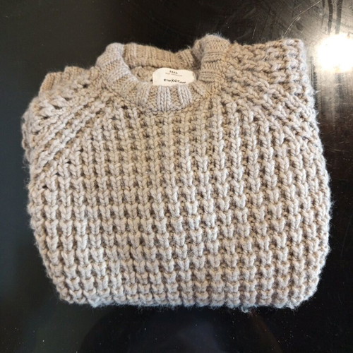 Zara woolen kids sweater like new, beige, size S