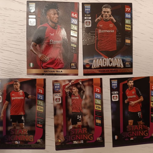 Adrenalyn XL 2025 Panini Cards Bayer Leverkusen like new