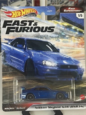 Hot Wheels Fast & Furious Nissan Skyline GT-R (BNR34)