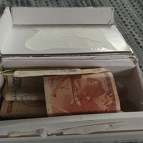 Drachma and banknote collection used