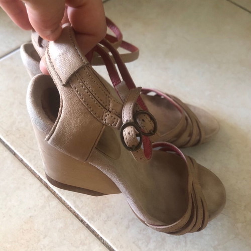 Camper women's shoes used, sandals platforms size 38