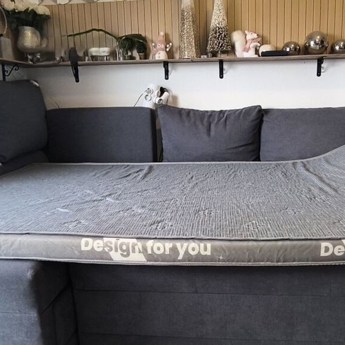 Memory Foam Mattress high resilience, 120x200 cm, height 10 cm, like new