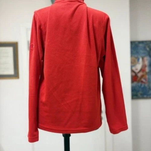 Mammut Women's Tecnopile Fleece Red 1/4 Zip used Size M/L
