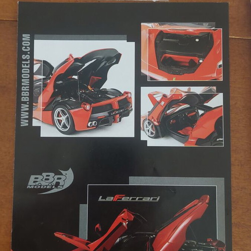 Ferrari LaFerrari BBR model scale 1:18 like new