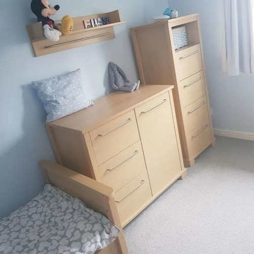 Children's room like new mamas and papas with bed and cocomat mattress