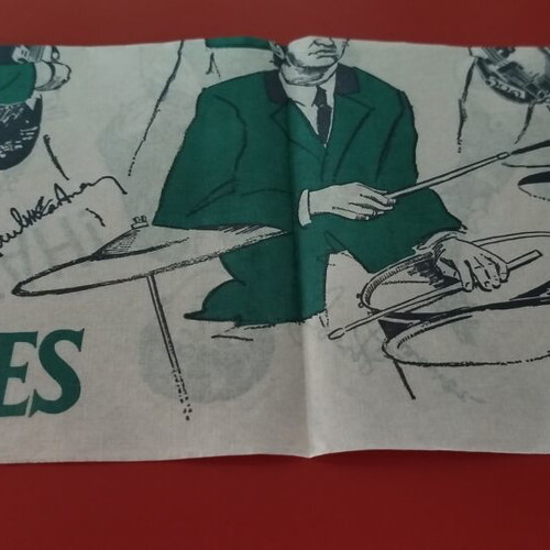 Collectible Beatles napkin from the 70s, like new