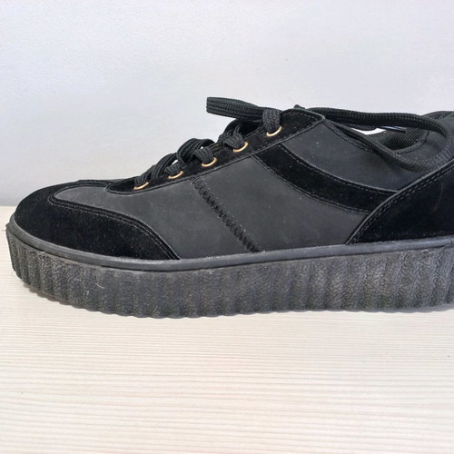 Γυναικεία Μαύρα Sneakers με Ψηλό Πάτο Καινούργια