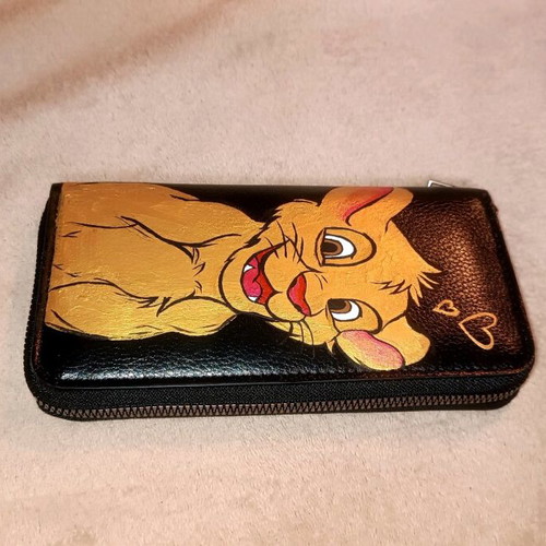 Disney The Lion King wallet brand new, black and gold