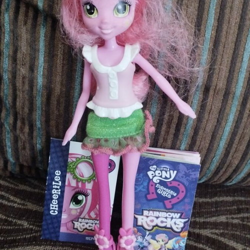 My Little Pony Cheerilee Rainbow Rocks Equestria Girls doll with original clothes
