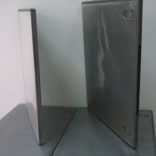 DVD case black single-position slim