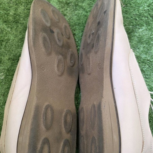 Gianna Kazakou Mocassino like new, men's leather shoes size 42 beige