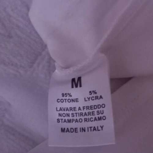 Shirt short-sleeved sparkling like new, white size M