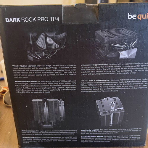 Dark Rock Pro TR4 CPU cooler for AMD Ryzen Threadripper