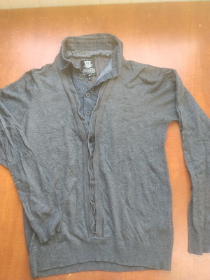 Abercrombie & Fitch sweater used, gray, size S