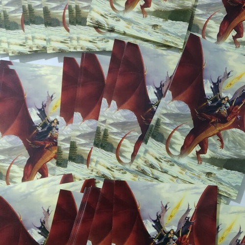 Deck box and 50 sleeves for Yu-Gi-Oh! cards like new with dragon design